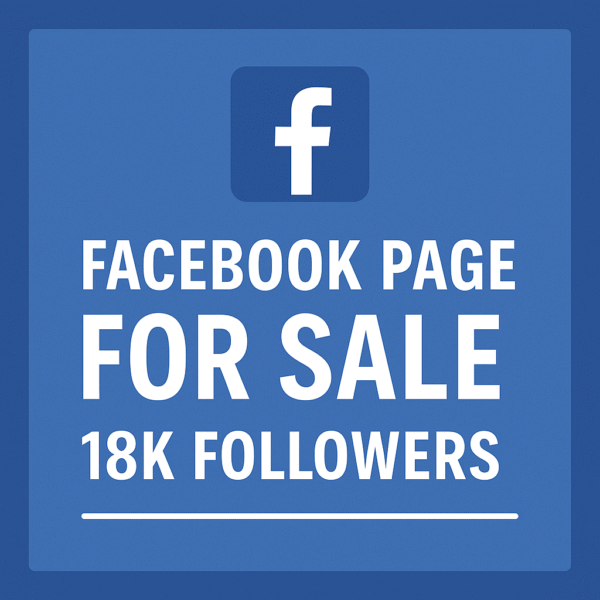 Facebook Page 18k Followers Available